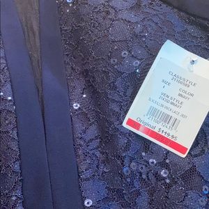 Dillard’s blue party dress